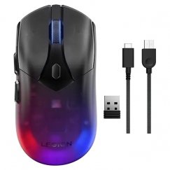 Lenovo Legion M410 hiir Mängimine Mõlemakäeline RF Wireless + USB Type-C Optiline 16000 DPI