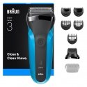 Braun Series 3 310BT Сеточная бритва Триммер Черный, Синий Braun Series 3 310BT Сеточная бритва Триммер Черный, Синий