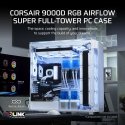 Corsair 9000D RGB AIRFLOW Full Tower Valkoinen Corsair 9000D RGB AIRFLOW Full Tower Valkoinen