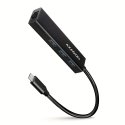Axagon HMC-GL3A USB-C-Hub 3x USB-A Gbit-LAN schwarz Vadu USB 3.2 Gen 1 (3.1 Gen 1) Type-C Melns Axagon HMC-GL3A USB-C-Hub 3x USB-A Gbit-LAN schwarz Vadu USB 3.2 Gen 1 (3.1 Gen 1) Type-C Melns