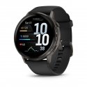 Garmin Venu 4 3.56 cm (1.4") AMOLED 45 mm Digital 454 x 454 pixels Touchscreen Black Wi-Fi GPS (sate