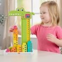 Fisher-Price Adding Alligator Educational Toy with 10 Stacking Blocks for Preschool Kids