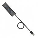 Axagon HUE-S2BL хаб-разветвитель USB 3.2 Gen 1 (3.1 Gen 1) Type-A 5000 Мбит/с Черный