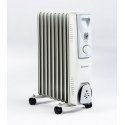 Ravanson OH-09 telpu sildītājs Iekštelpas Pelēks 2000 W Elektriskais eļļas sildītājs Ravanson OH-09 telpu sildītājs Iekštelpas Pelēks 2000 W Elektriskais eļļas sildītājs