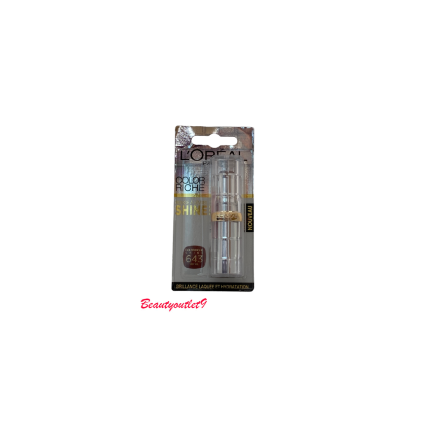 L'Oreal Paris, Color Riche Shine, Shine, Liquid Lipstick, 643, H