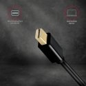 Axagon RVDM-HI14N video kabeļu aksesuārs 0,15 m Mini DisplayPort HDMI Melns Axagon RVDM-HI14N video kabeļu aksesuārs 0,15 m Mini DisplayPort HDMI Melns