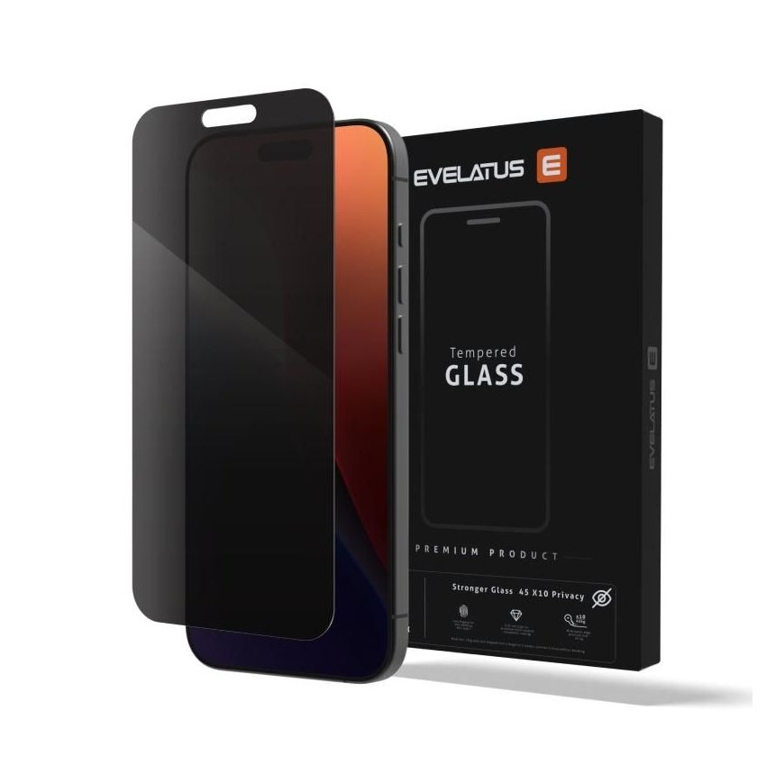 Samsung Galaxy S26 Privātums Corning Gorilla Glass Antistatisks 3D Pilna pārklājuma 10X Spēcīgāks Melns