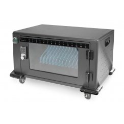 Digitus DN-45003 uzlādes staciju organizators Brīvi stāvošs Metāls Melns