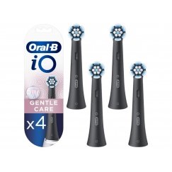 ORAL-B IO RB SB-4 GENTLE CLEAN BLACK REPLACEMENT HEADS (4-PACK)