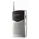 Haeger PR-BIB.006A raadio Kaasaskantav Analoog Must, Hõbe