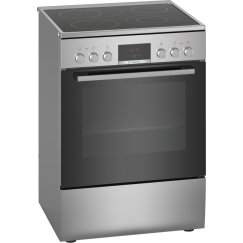 Bosch Serie 4 HKR39C250 cooker Freestanding cooker Electric Ceramic hob Black, Grey