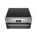 Bosch Serie 4 HKR39C250 cooker Freestanding cooker Electric Ceramic hob Black, Grey Bosch Serie 4 HKR39C250 cooker Freestanding cooker Electric Ceramic hob Black, Grey