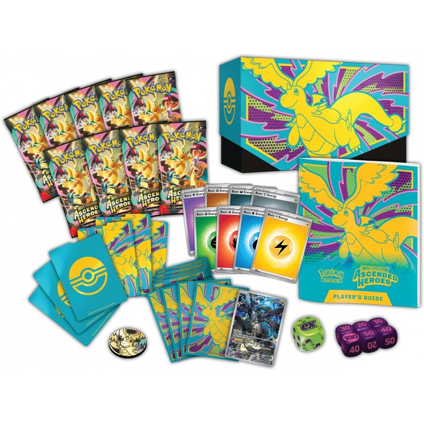 Pokémon TCG ME02.5 Ascended Heroes Elite Trainer Box keräilykortit