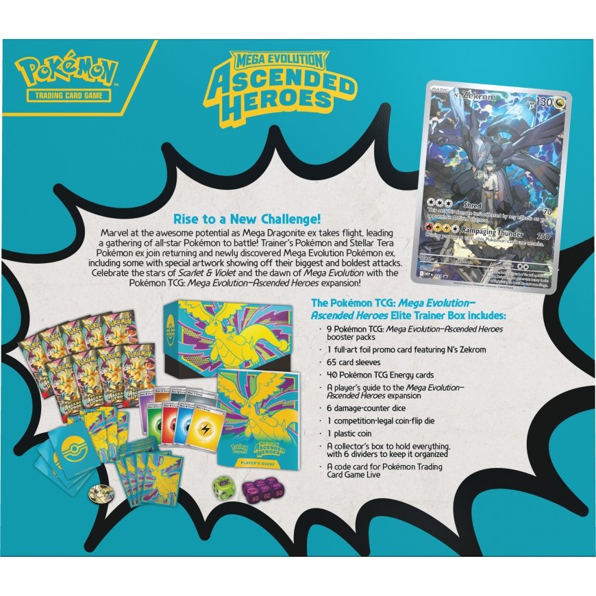 Pokémon TCG ME02.5 Ascended Heroes Elite Trainer Box keräilykortit – 4