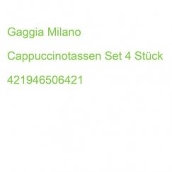 Gaggia Milano cappuccinotasside komplekt 4 tükki