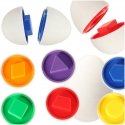 RoGer Kids Educational Shape & Color Matching Eggs 6pcs RoGer Kids Educational Shape & Color Matching Eggs 6pcs