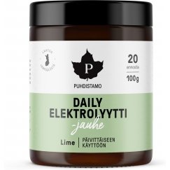 Puhdistamo Daily Elektrolyyttijauhe Laim, 100 g