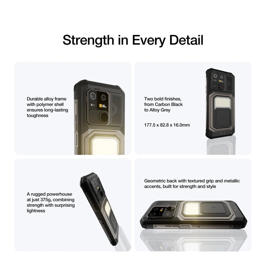 AGM G3 PRO 17,1 cm (6.72") Dviguba SIM jungtis Android 15 5G C tipo USB 12 GB 512 GB 10000 mAh Juoda – 2