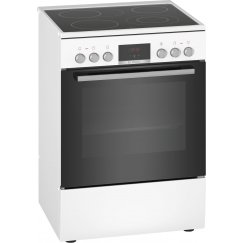 Bosch Serie 4 HKR39C220 plīts & cepeškrāsns Brīvi stāvoša plīts Elektrisks Keramika Balts