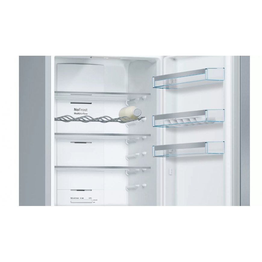 Bosch KGN397LEQ šaldytuvas-šaldiklis Pastatomi 368 L Nerūdijančiojo plieno – 4