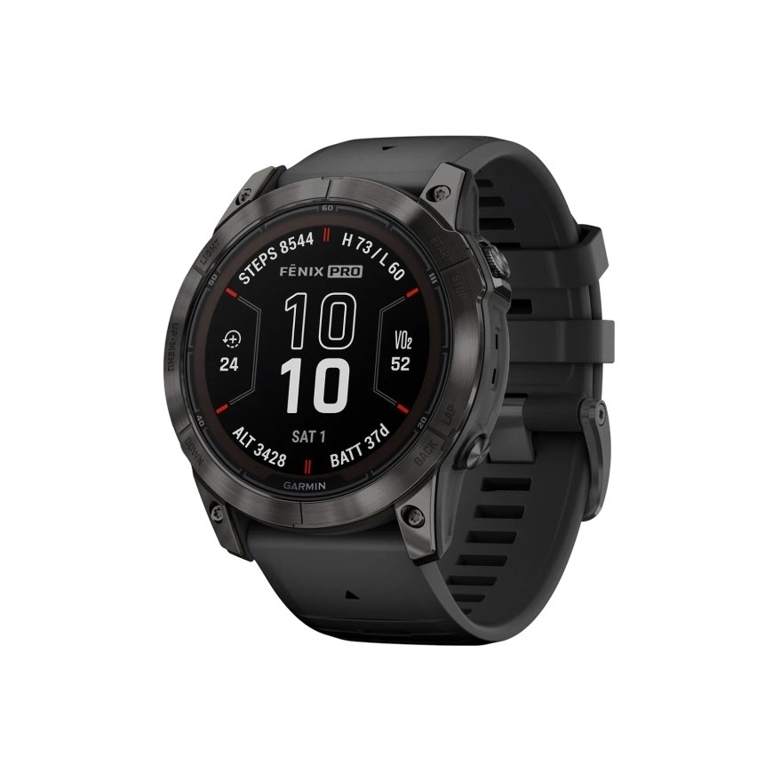 Garmin fēnix 7X Pro 3,56 cm (1.4") MIP 51 mm Digitaalinen 280 x 280 pikseliä Kosketusnäyttö musta Wi