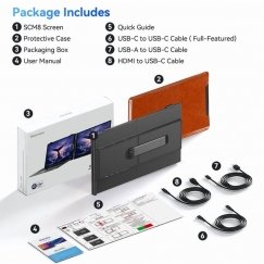 Портативный двойной монитор Blackview 15,3" SCM8