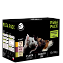 PETREPUBLIC Mega Pack Chicken, Beef, Lamb - wet dog food - 12x100g