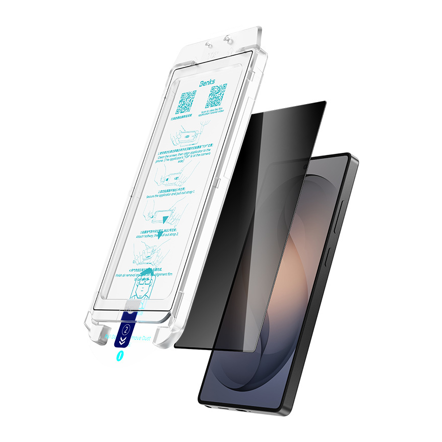 Benks Tempered glass Ultra Shield Privacy (F048) for Samsung Gal – 4