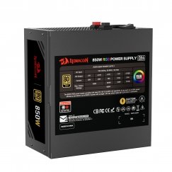 REDRAGON GC-PS007-1-V2 850W 80 Plus Gold LED toiteallika komponent Must