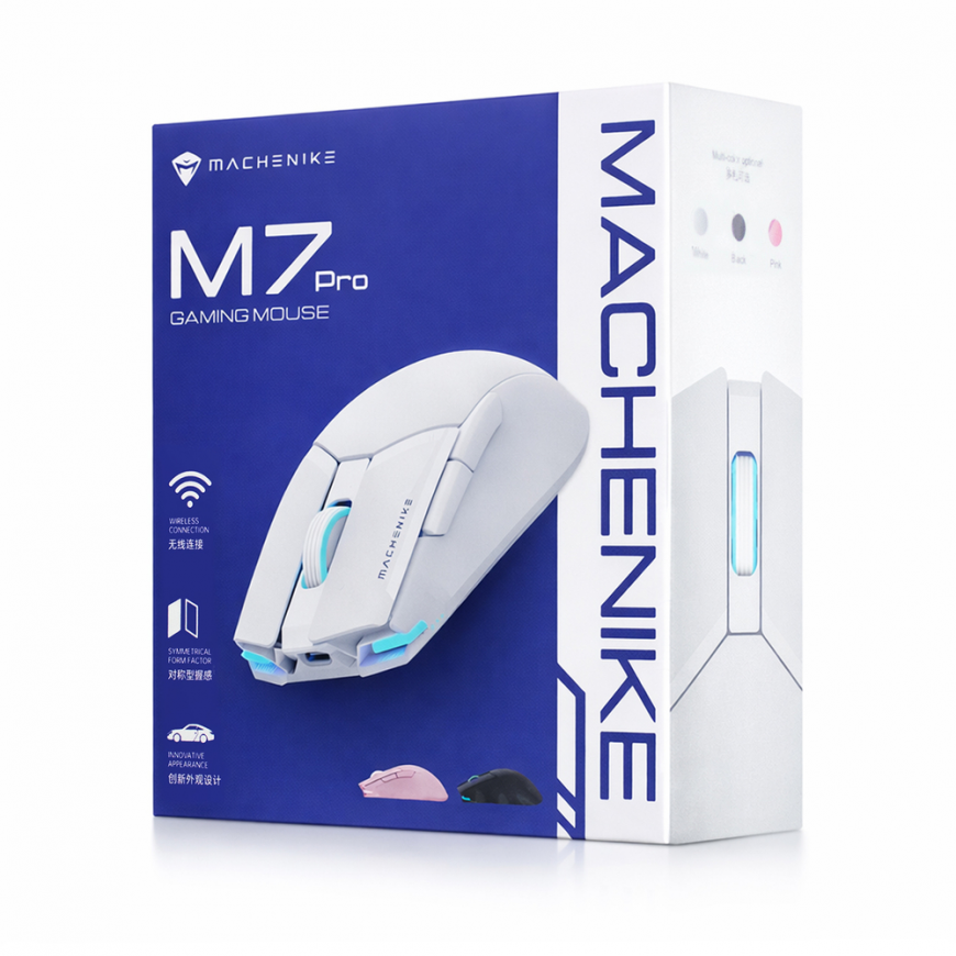 Machenike M7 Pro Wireless Gaming Mouse - White – 4