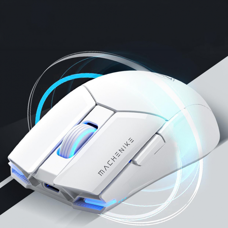 Machenike M7 Pro Wireless Gaming Mouse - White – 5