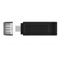 Kingston Technology DataTraveler 70 USB-välkmälu 64 GB USB tüüp-C 3.2 Gen 1 (3.1 Gen 1) Must Kingston Technology DataTraveler 70 USB-välkmälu 64 GB USB tüüp-C 3.2 Gen 1 (3.1 Gen 1) Must
