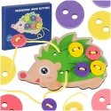 RoGer Educational Sewing Buttons Hedgehog Set RoGer Educational Sewing Buttons Hedgehog Set