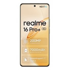 realme 16 Pro+ 17,3 cm (6.8") 5G USB tüüp-C 12 GB 512 GB 7000 mAh Kuld