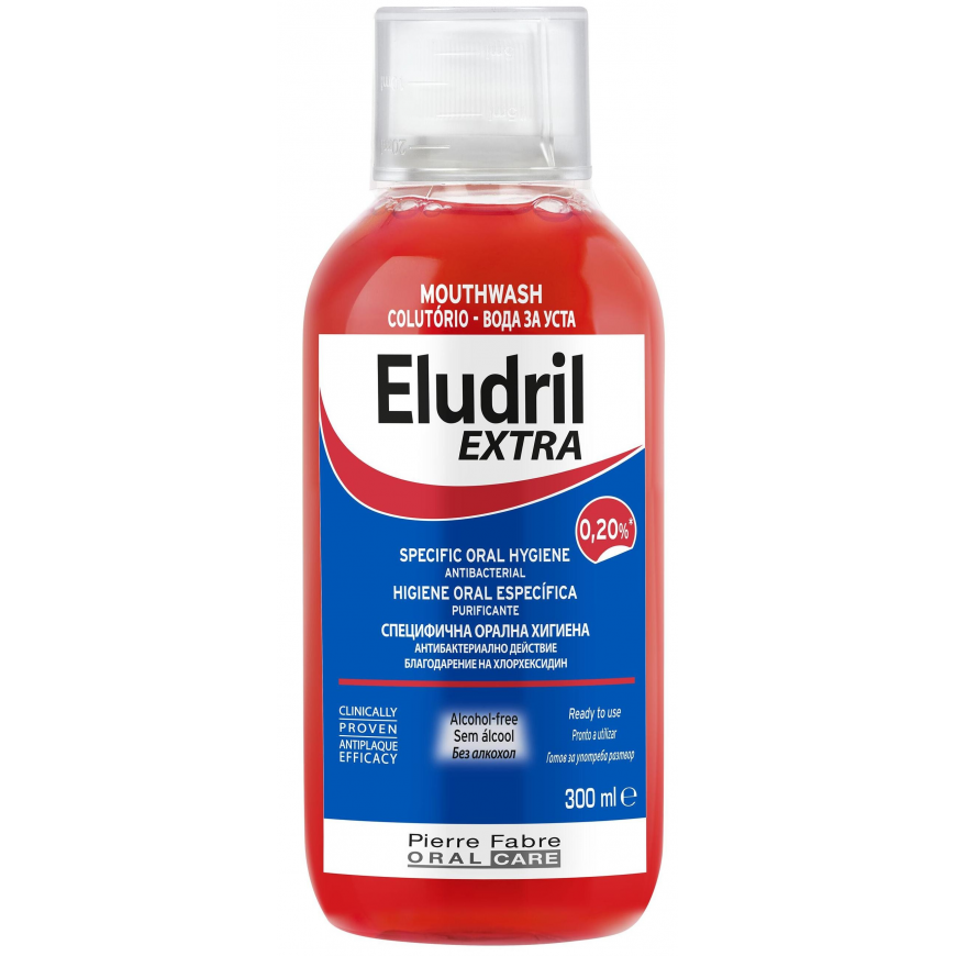 Eludril, Mouthwash, Antibacterial, 300 ml