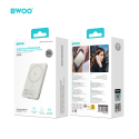 BWOO Ultra Slim Power Bank 5000mAh with magnetic charging P79 li BWOO Ultra Slim Power Bank 5000mAh with magnetic charging P79 li