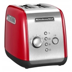 KitchenAid 5KMT221EER 7 2 šķēle (-s) 1100 W Sarkans, Nerūsējošs tērauds