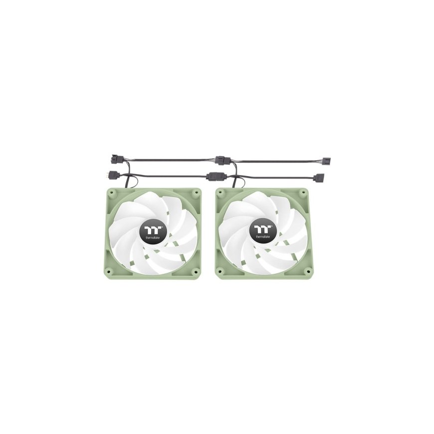 Thermaltake Matcha Green CT120 Datora korpusam Ventilators 12 cm Pelēks 2 pcs – 3