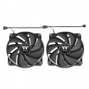 Thermaltake CT200 Datora korpusam Ventilators 20 cm Melns 1 pcs Thermaltake CT200 Datora korpusam Ventilators 20 cm Melns 1 pcs