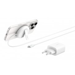 Belkin WIA011kqWH Laisvų rankų įranga, Išmanusis telefonas Balta USB Belaidis įkrovimas Spartusis įkrovimas Vidaus