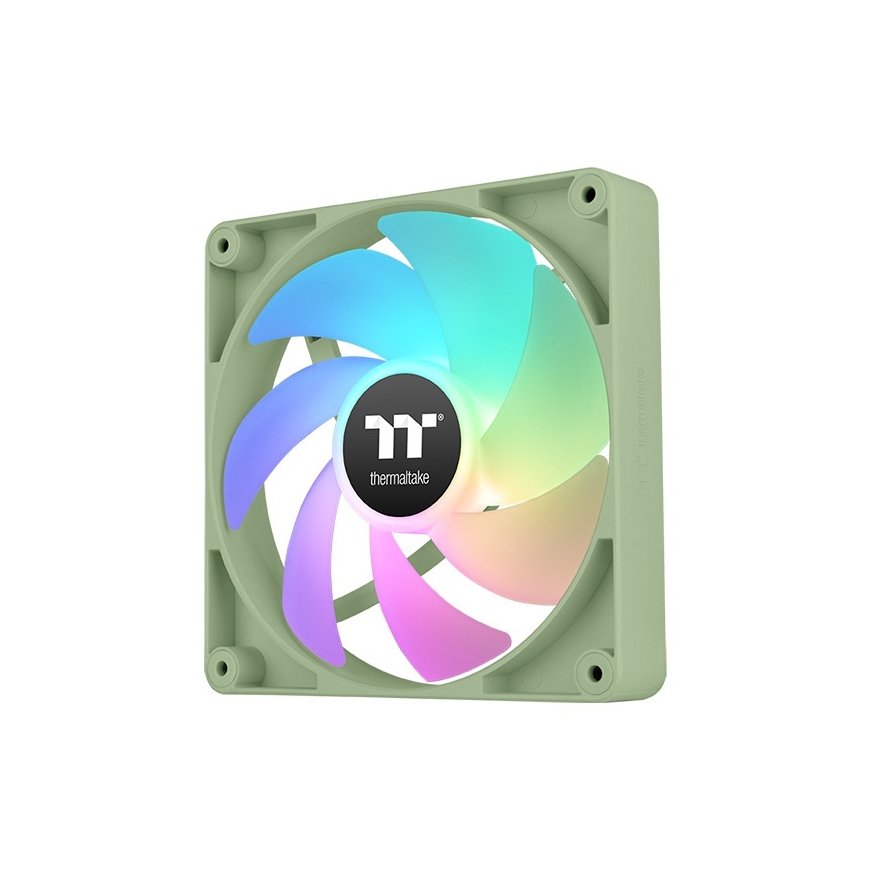 Thermaltake Matcha Green CT120 Корпус компьютера Вентилятор 12 cm Зеленый, Белый 2 шт