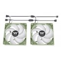 Thermaltake Matcha Green CT120 Kompiuterio korpusui Ventiliatorius 12 cm Žalia, Balta 2 vnt