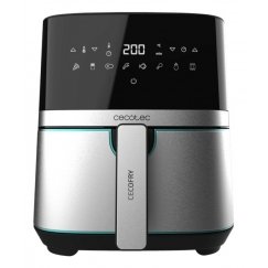 Cecotec 03315 rasvakeitin Yksi 5,5 L Erillinen 1700 W Kuumakiertoilmakypsennin musta, Ruostumaton teräs
