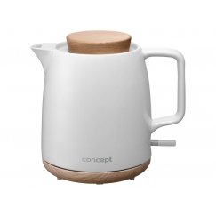 Veekeetja Concept, keraamiline, valge 1L