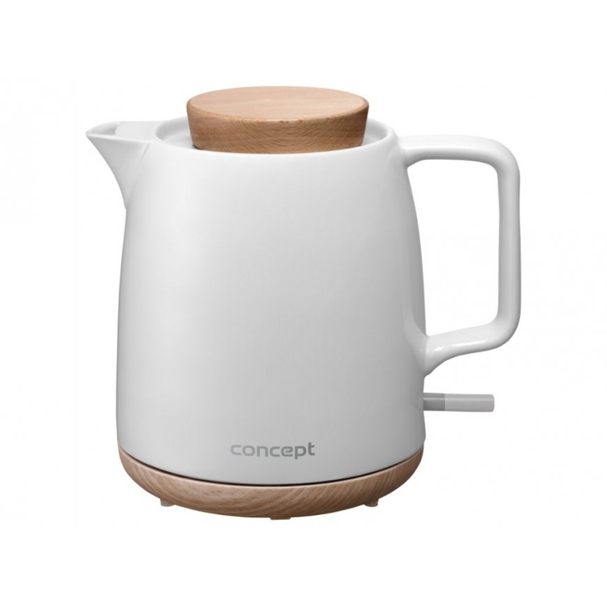 Veekeetja Concept, keraamiline, valge 1L