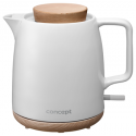 Veekeetja Concept, keraamiline, valge 1L Veekeetja Concept, keraamiline, valge 1L
