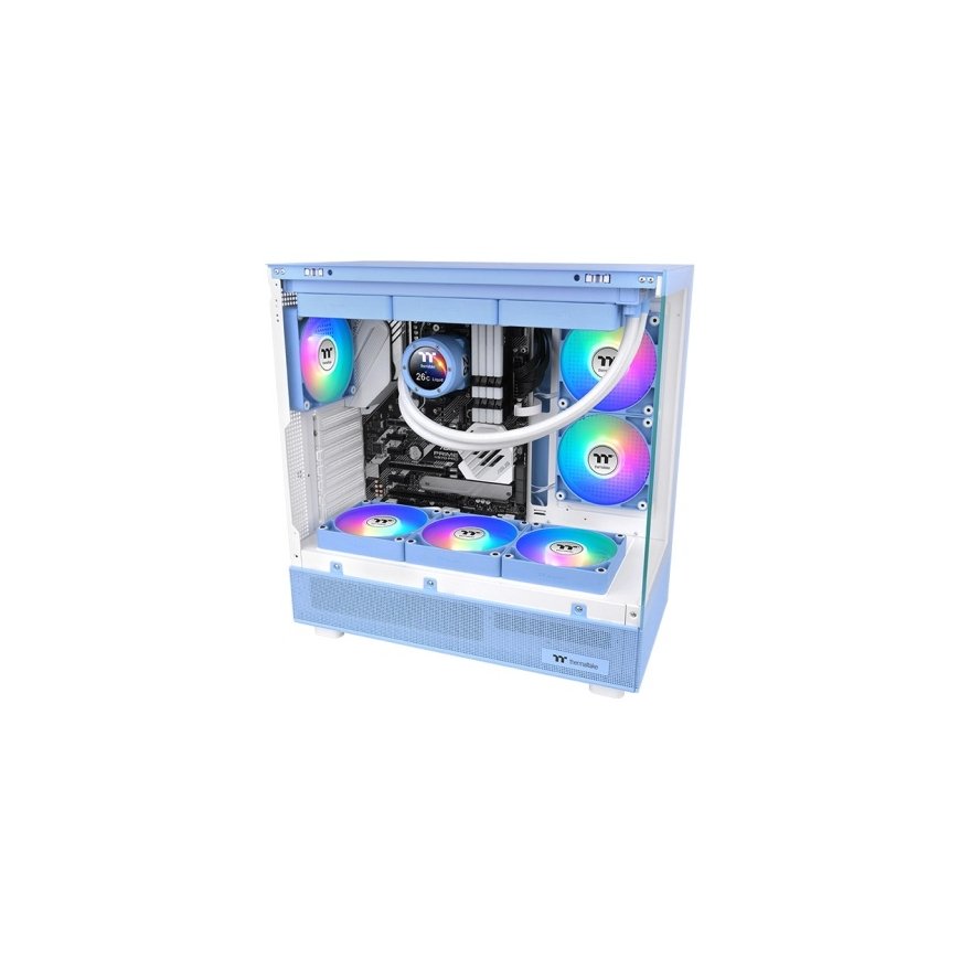 Thermaltake CL-F203-PL14BU-A Datora dzesēšanas sistēma Datora korpusam Gaisa dzesētājs 14 cm Zils 2 – 5