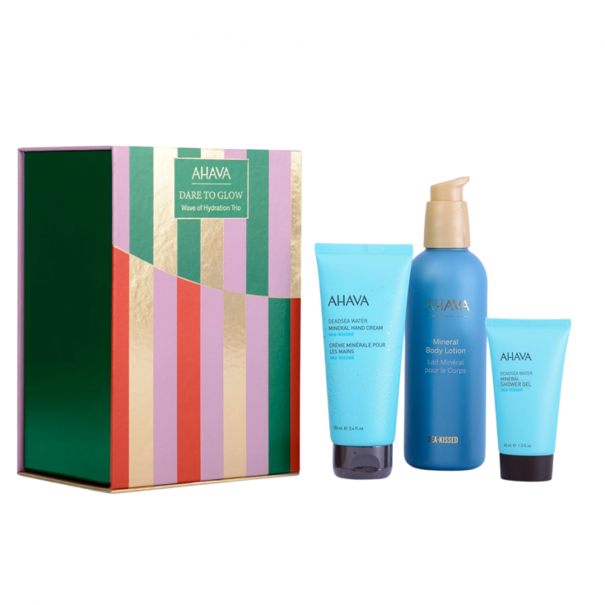 Wave of Hydration Trio Set Ahava: Dead Sea Water, Vegan, Hydrat