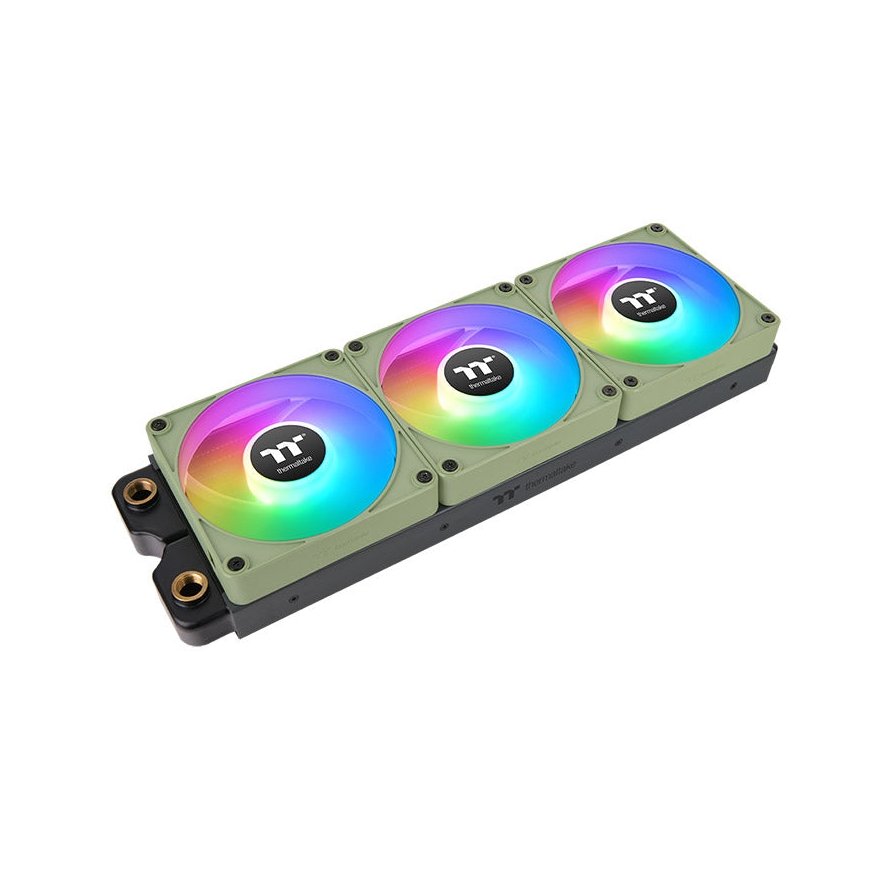 Thermaltake CL-F197-PL14MG-A Datora dzesēšanas sistēma Datora korpusam Ventilators 14 cm Zaļš 3 pcs – 3