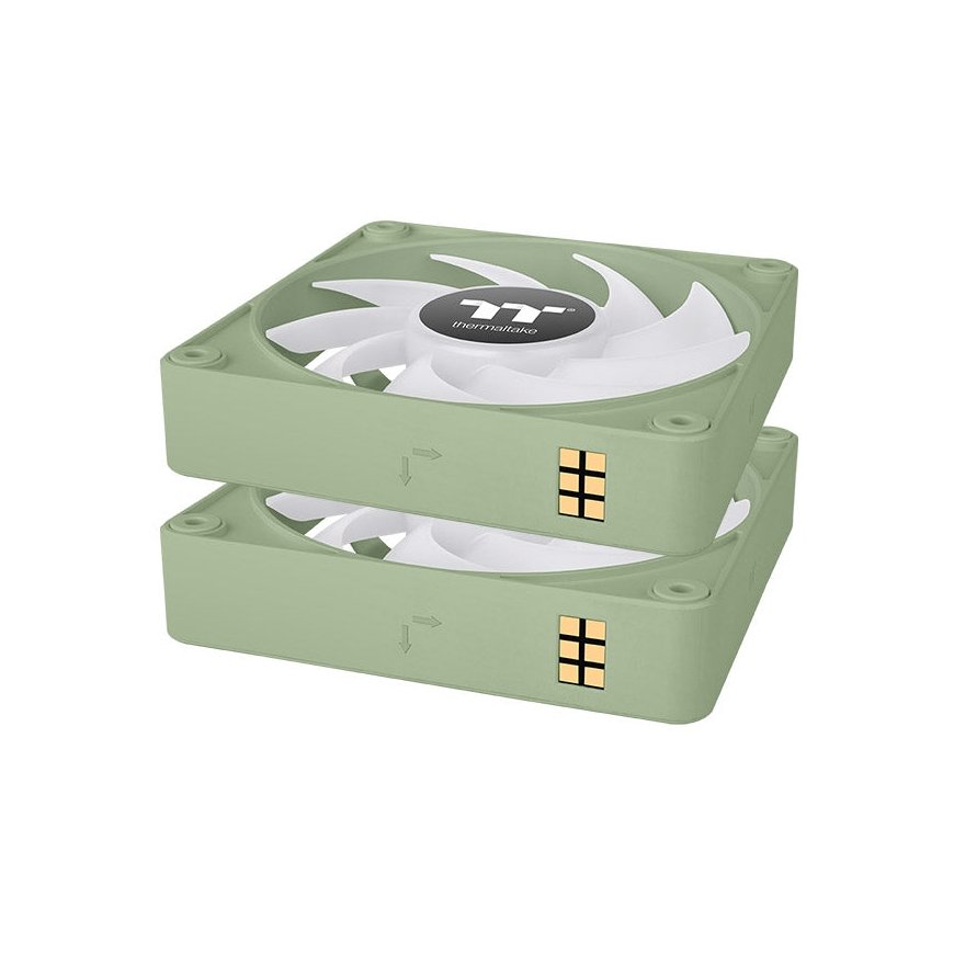 Thermaltake CL-F197-PL14MG-A arvuti jahutussüsteem Arvuti korpus Ventilaator 14 cm Roheline 3 tk – 4